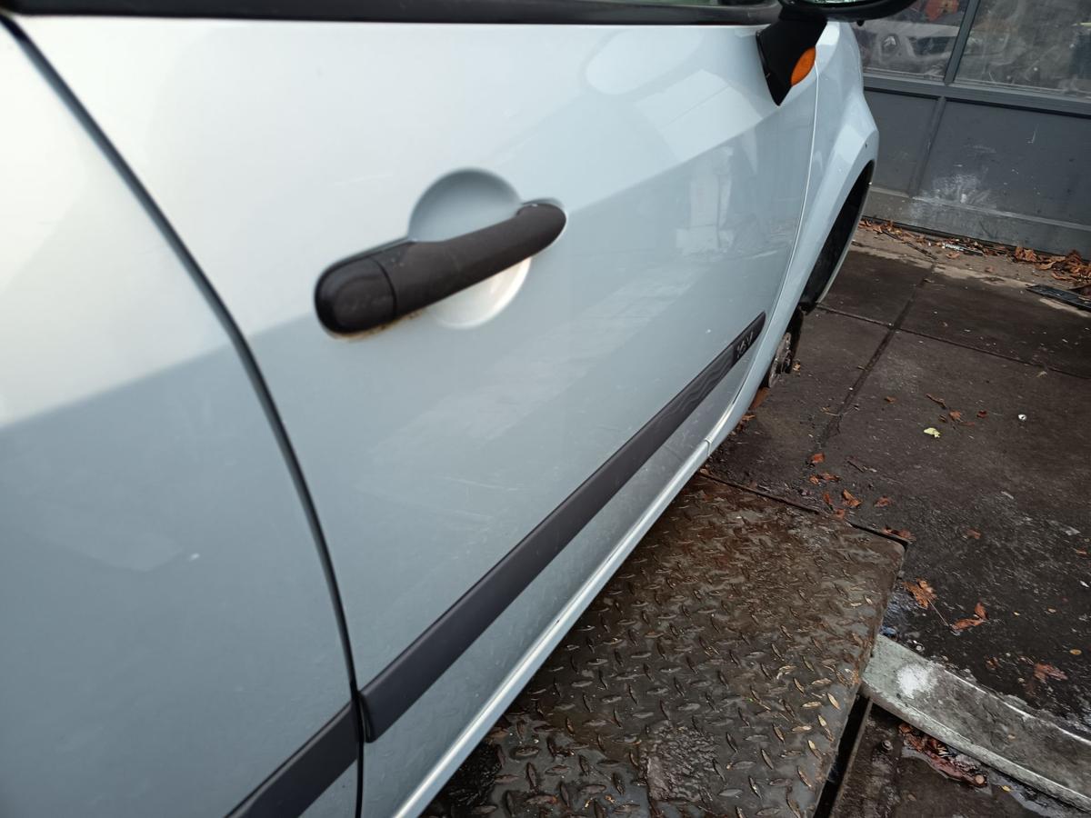 Renault Modus original T&uuml;r vorn rechts Beifahrer MV632 Polargrau Bj 2004
