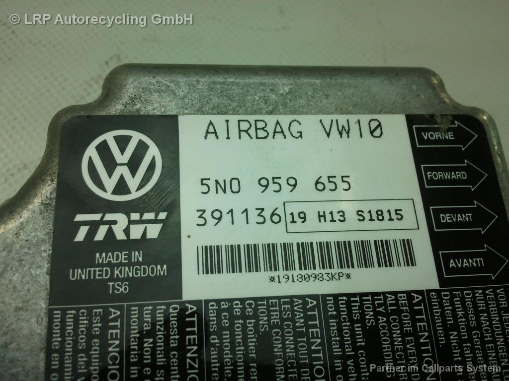 VW Passat 3C Steuergerät Airbag 5N0959655 BJ2009