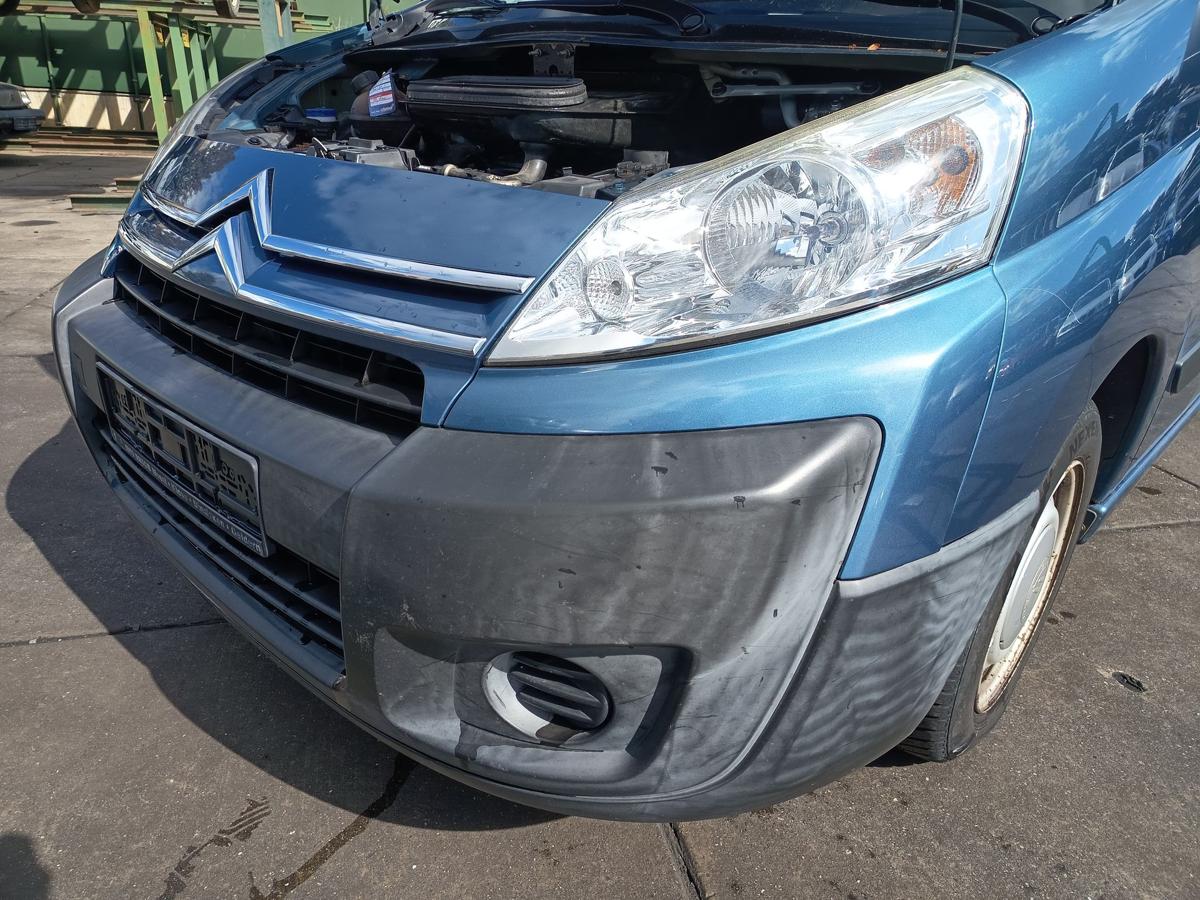 Citroen Jumpy II VF7 vor Facelift Bj 2012 orig Stoßfänger vorn KGQ - BLAU
