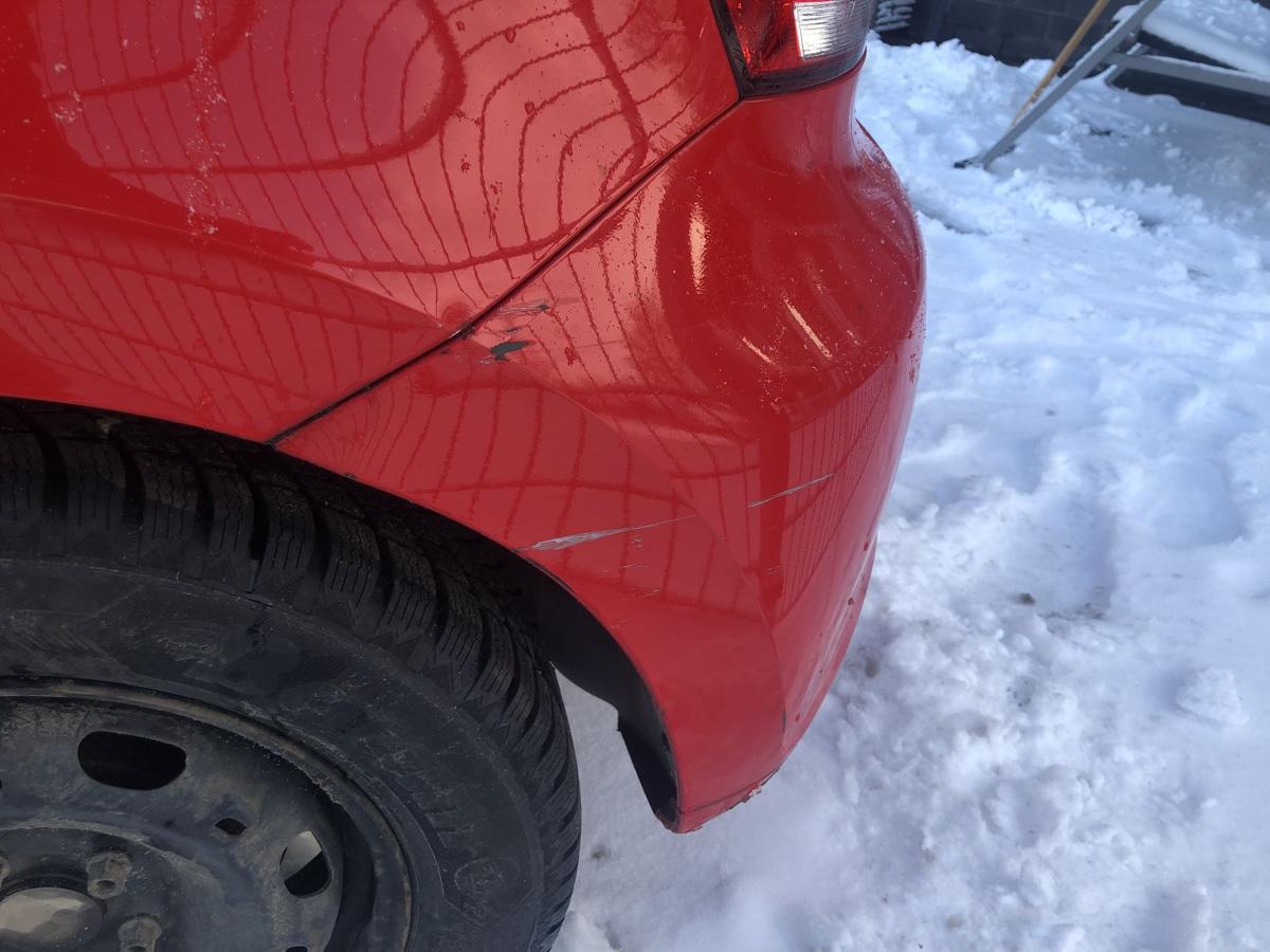 VW Polo 6R Stossf&auml;nger hinten LP3G Bumper Stossstange Hecksch&uuml;rze