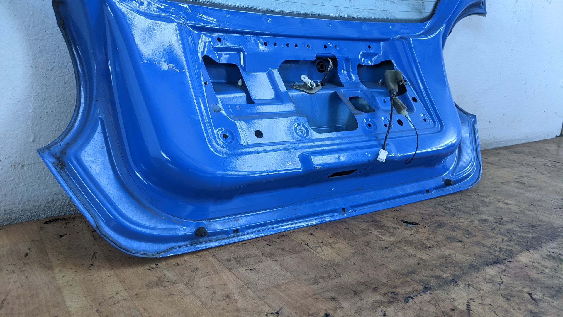 Chevrolet Matiz KL1K Heckklappe Klappe Deckel hinten Rohbau 23U Jazzblue