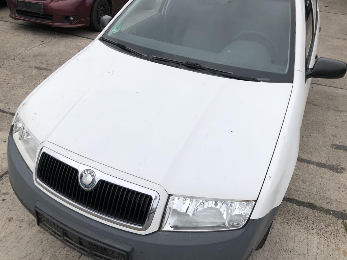 Skoda Fabia 6Y Praktik Motorhaube Haube Klappe Deckel vorn Grill LF9E Candywei&szlig;