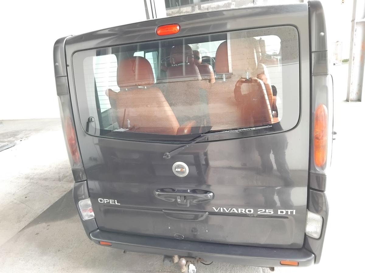 Opel Vivaro A Heckklappe mitternachtschwarz L298 mit Heckscheibe BJ2003