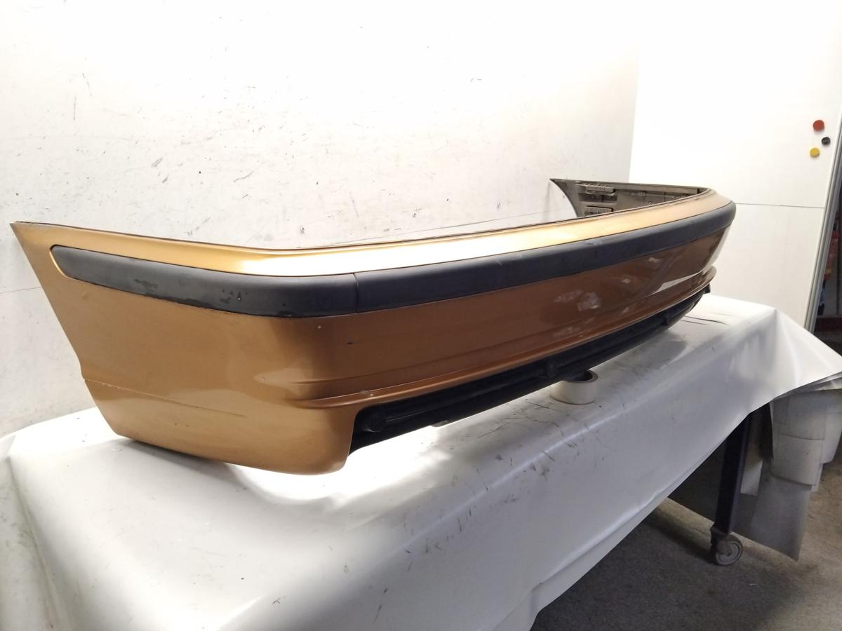 BMW E46 Limo original Sto&szlig;f&auml;nger Sto&szlig;stange hinten orangemetallic PDC BJ2001