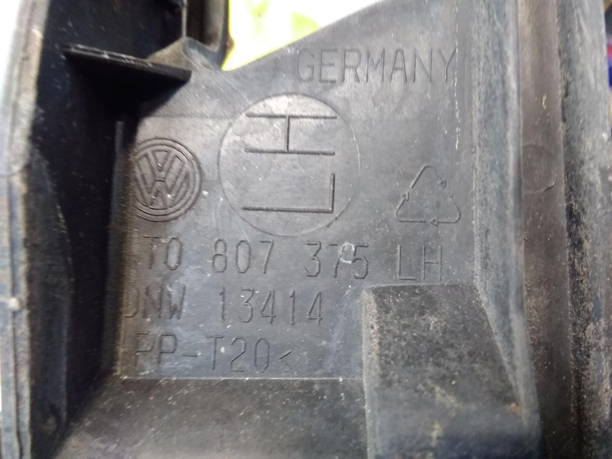 VW Touran 1T original Satz Halter F&uuml;hrungen Sto&szlig;f&auml;nger Sto&szlig;stange hinten Bj.2003