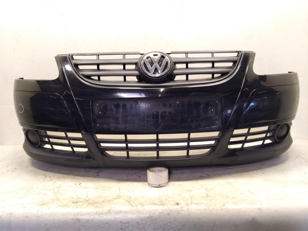 VW Fox 5Z original Sto&szlig;f&auml;nger Sto&szlig;stange vorn brillantschwarz L041 LY1C Bj.2005