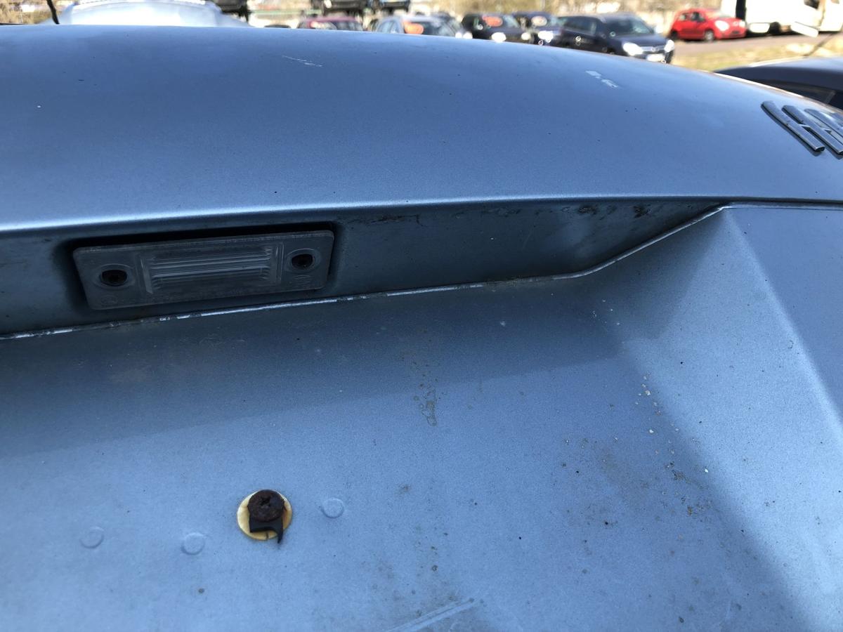 Skoda Fabia 6Y Heckklappe mit Heckscheibe vom 5 t&uuml;rer LF7U Stone Grey Metallic