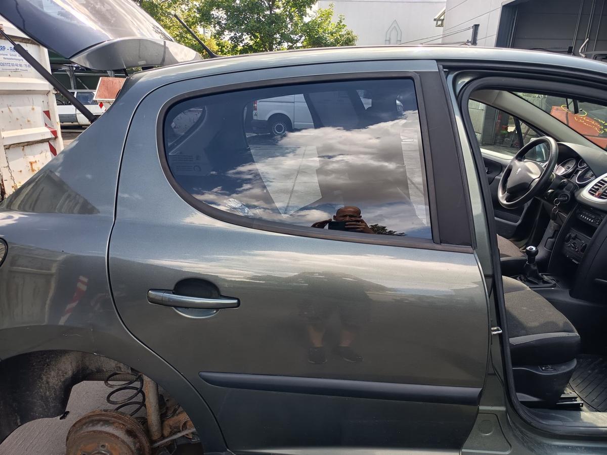Peugeot 207 original T&uuml;r hinten rechts Fond EZQ Manitobagrau Bj 2009
