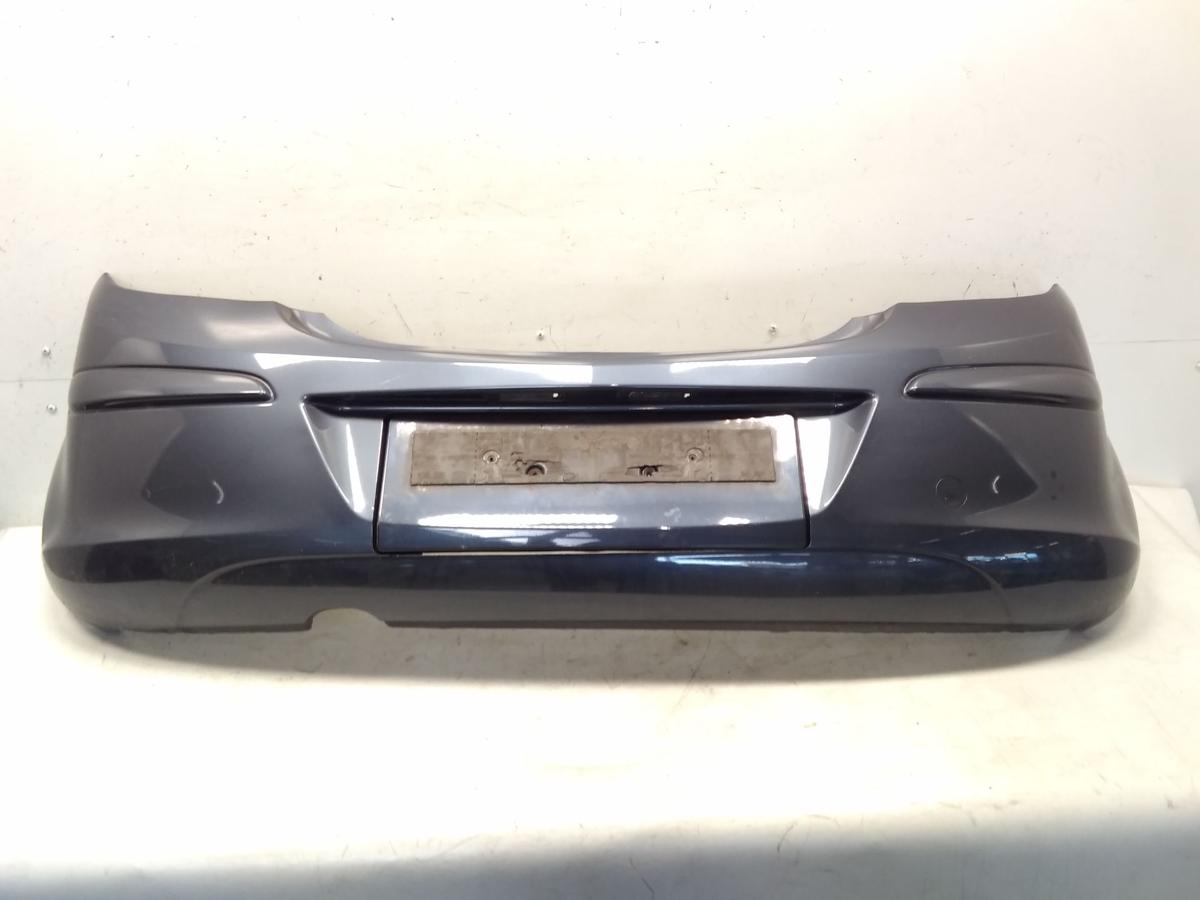 Opel Corsa D original Sto&szlig;stange Sto&szlig;f&auml;nger hinten 5-T&uuml;rer FlexFix Bj.2009 metroblau