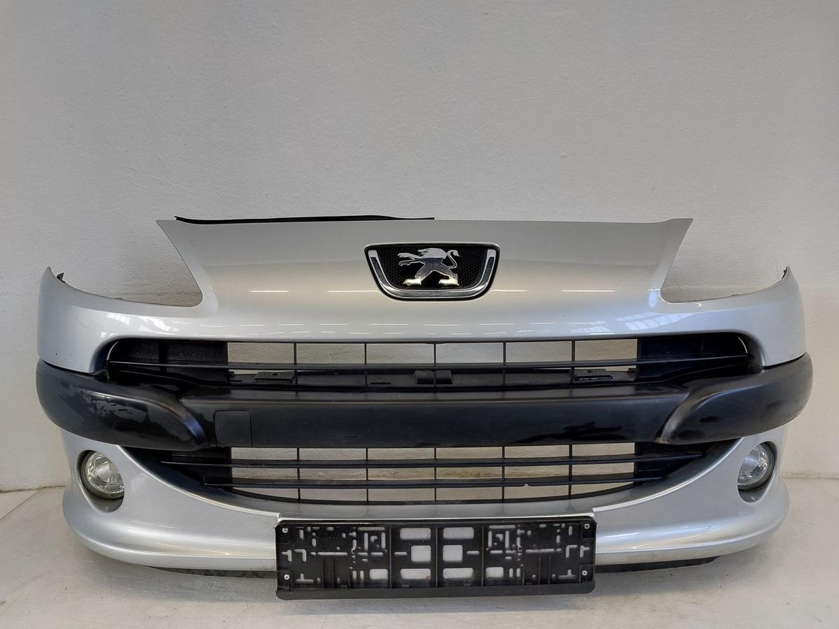 Peugeot 1007 K Stossfänger Stossstange Bumper vorn NSW EZR Aluminiumgrau Met