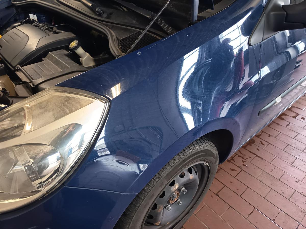 Renault Clio III orig Kotfl&uuml;gel links OV460 K&ouml;nigsblau/ vor Facelift bis 05/2009