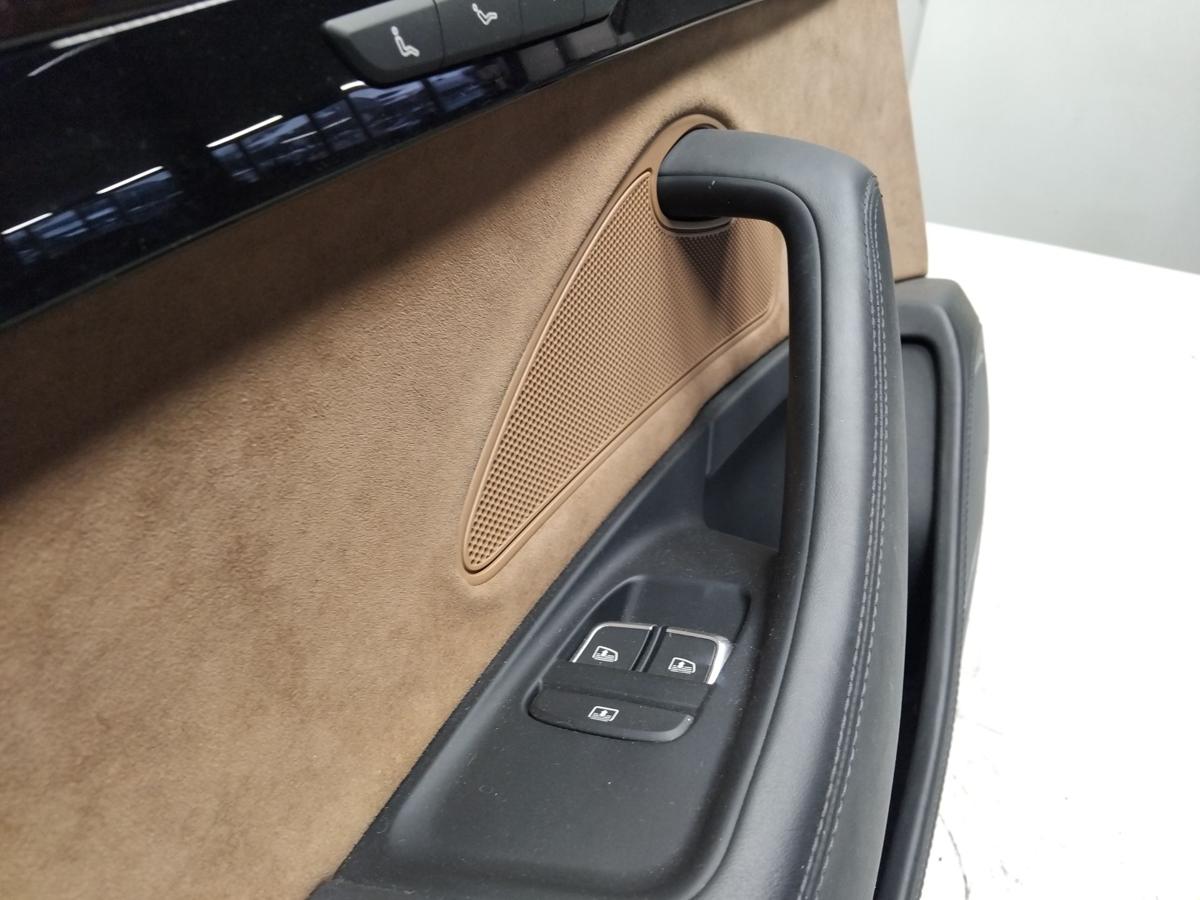 Audi A8L 4H orig T&uuml;rverkleidung hinten links Leder Alcantara Memory Lang BJ2015