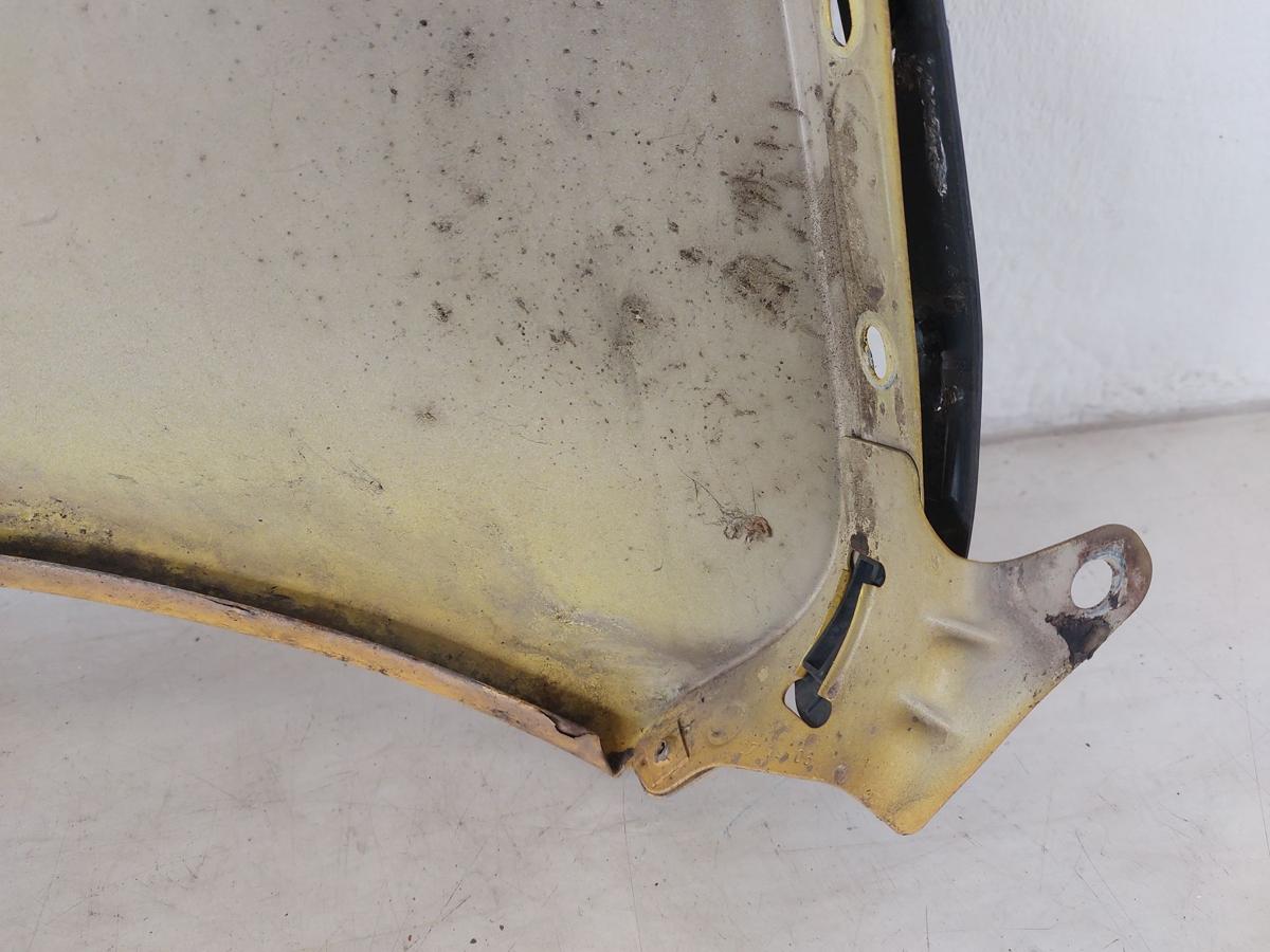 VW T5 7H Transporter Kotfl&uuml;gel vorn links Fahreseite Postgelb Dellen