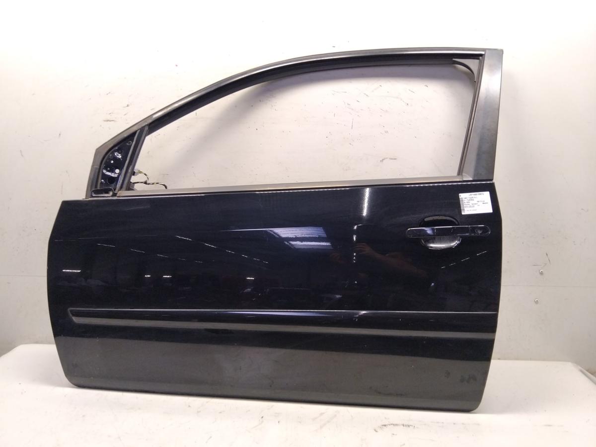 Ford Fiesta JD3 T&uuml;r vorn links Fahrert&uuml;r Panther Schwarz Metallic 3t&uuml;rig BJ2008