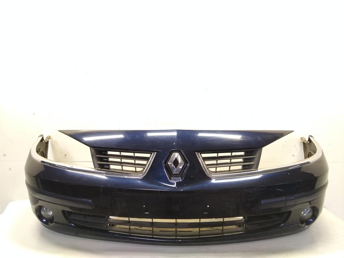 Renault Laguna 2 orig Sto&szlig;stange Sto&szlig;f&auml;nger vorn Facelift BJ2006 472 nachtblau