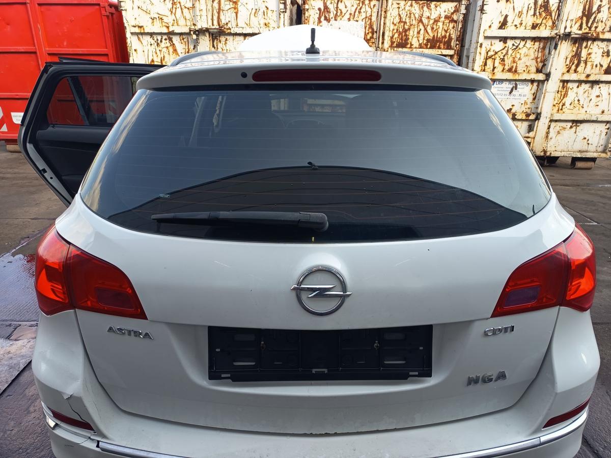 Opel Astra J Sports Tourer original Heckklappe mit Scheibe Roh Z40R Schneewei&szlig;