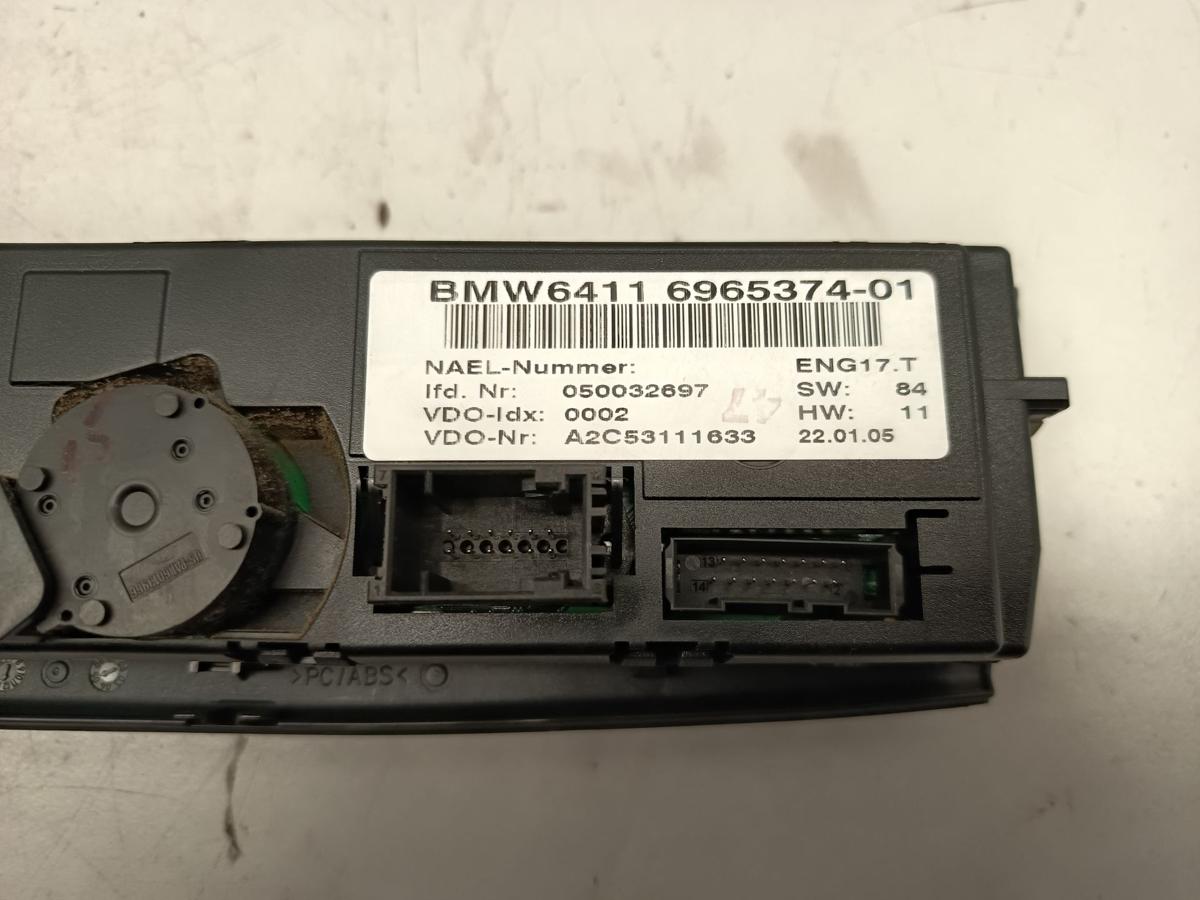 BMW 116I original Heizungsbet&auml;tigung Klimabedienteil Heizungsregulierung Bj 05