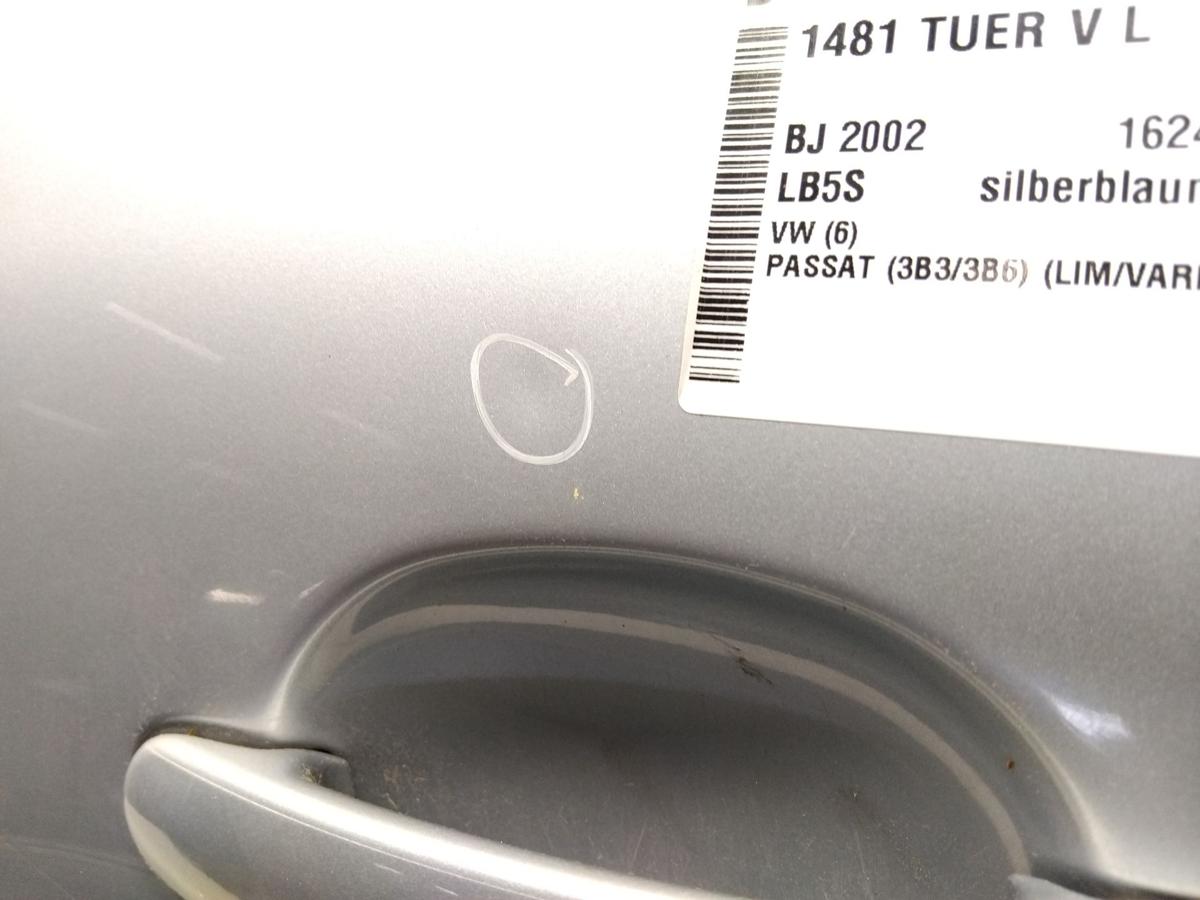 VW Passat 3BG Variant Tür vorn links Fahrertür LB5S Silberblau Metallic BJ2002