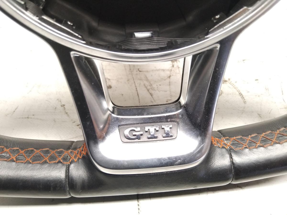 VW Golf 7 GTI original LederLenkrad mit DSG-Schalttasten Bj.2016 5G0419091R APX