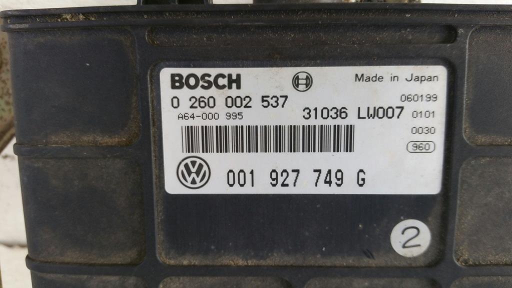 VW Lupo Bj.99 orig. Steuergerät Getriebe Automatik 001927749G BOSCH