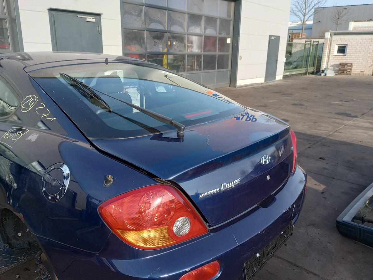 Hyundai Coupé orig Heckklappe mit Scheibe UC Carbon Blue Mica Bj 2002