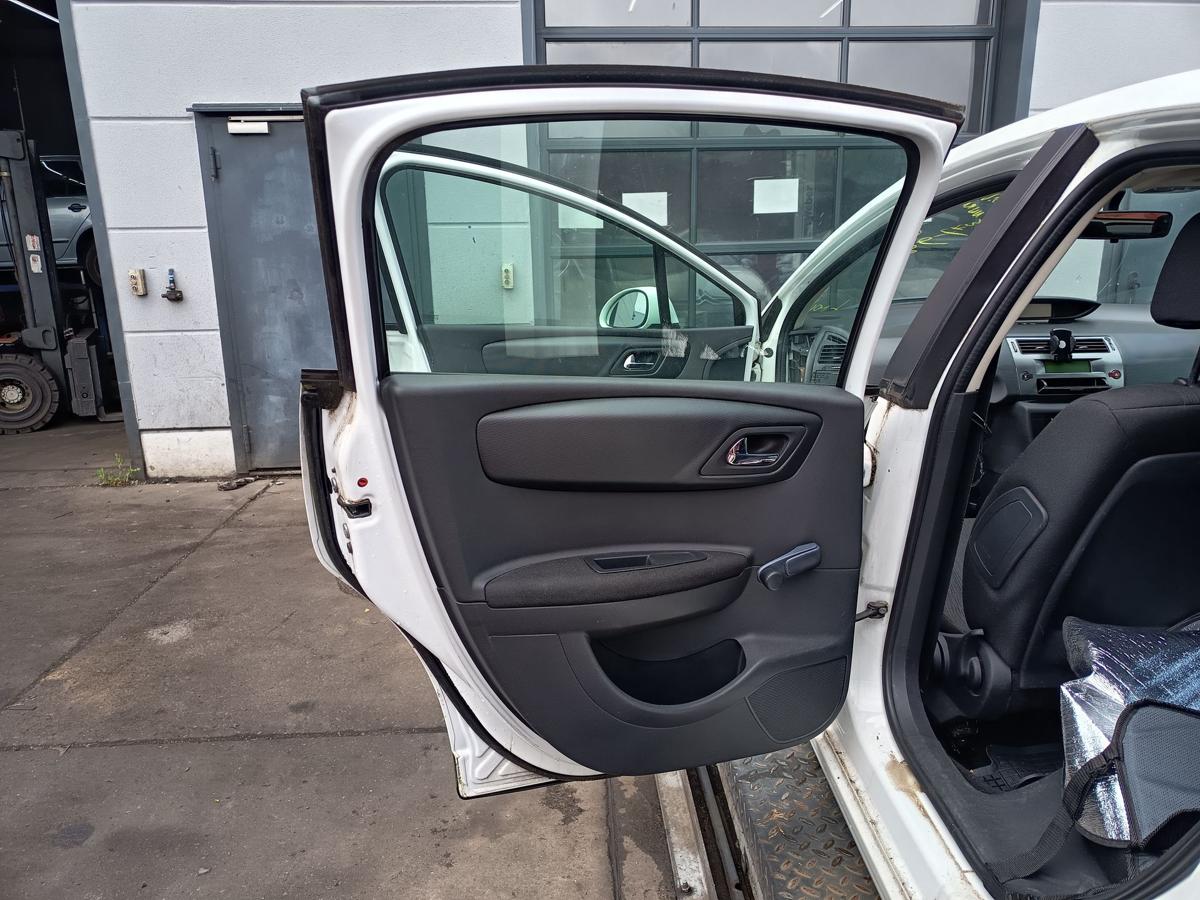 Citroen C4 original Tür hinten links Fond 5trg EWP Schneeweiß Bj 2008