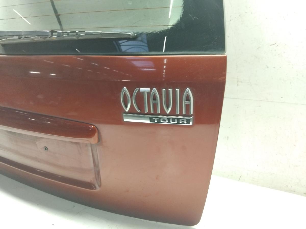 Skoda Octavia 1U Kombi Heckklappe 9892 Flamencorot mit Heckscheibe BJ2005