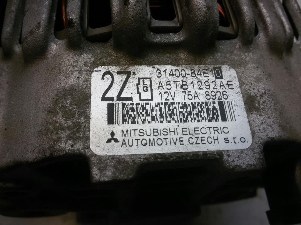 Opel Agila B 3140084E10 Lichtmaschine 1,2 63kw K12B automatik 36879km BJ2008