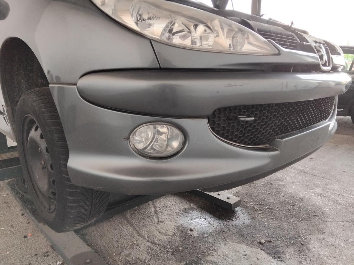 Peugeot 206 original Stoßstange Stoßfänger vorn thoriumgraumetallic KTH BJ2008