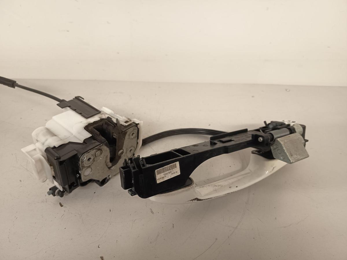 Ford KA RU8 Bj 2010 original Türschloss vorn rechts mit Außengriff Crystal Weiß