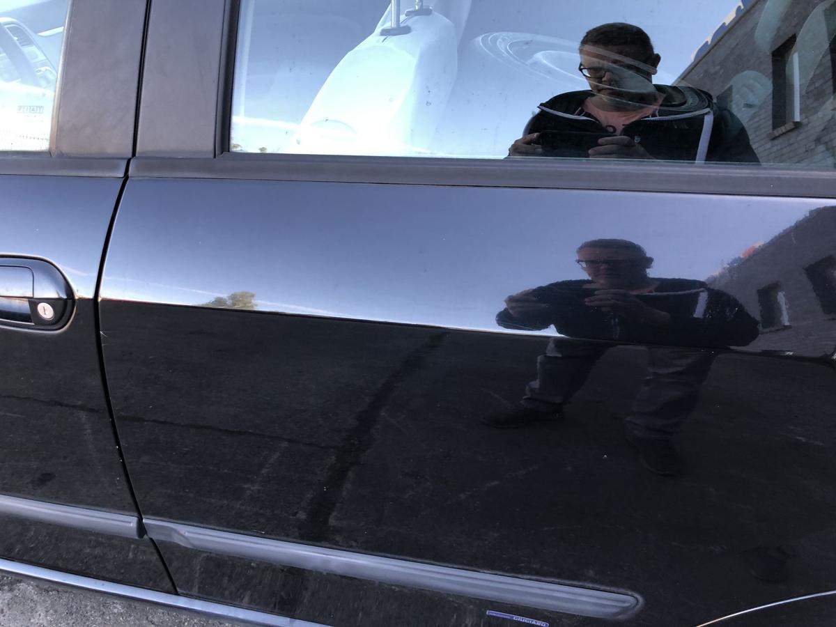 Fiat Grande Punto 199 T&uuml;r hinten links Fondt&uuml;r im Rohbau 891 Nero Provocatore