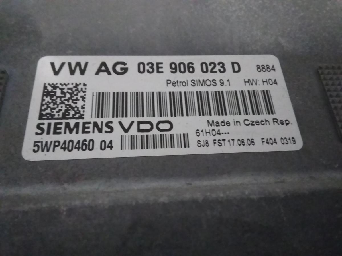VW Polo 9N3 Motorsteuerger&auml;t 1.2 47kw BME Bj.2006 03E906023D