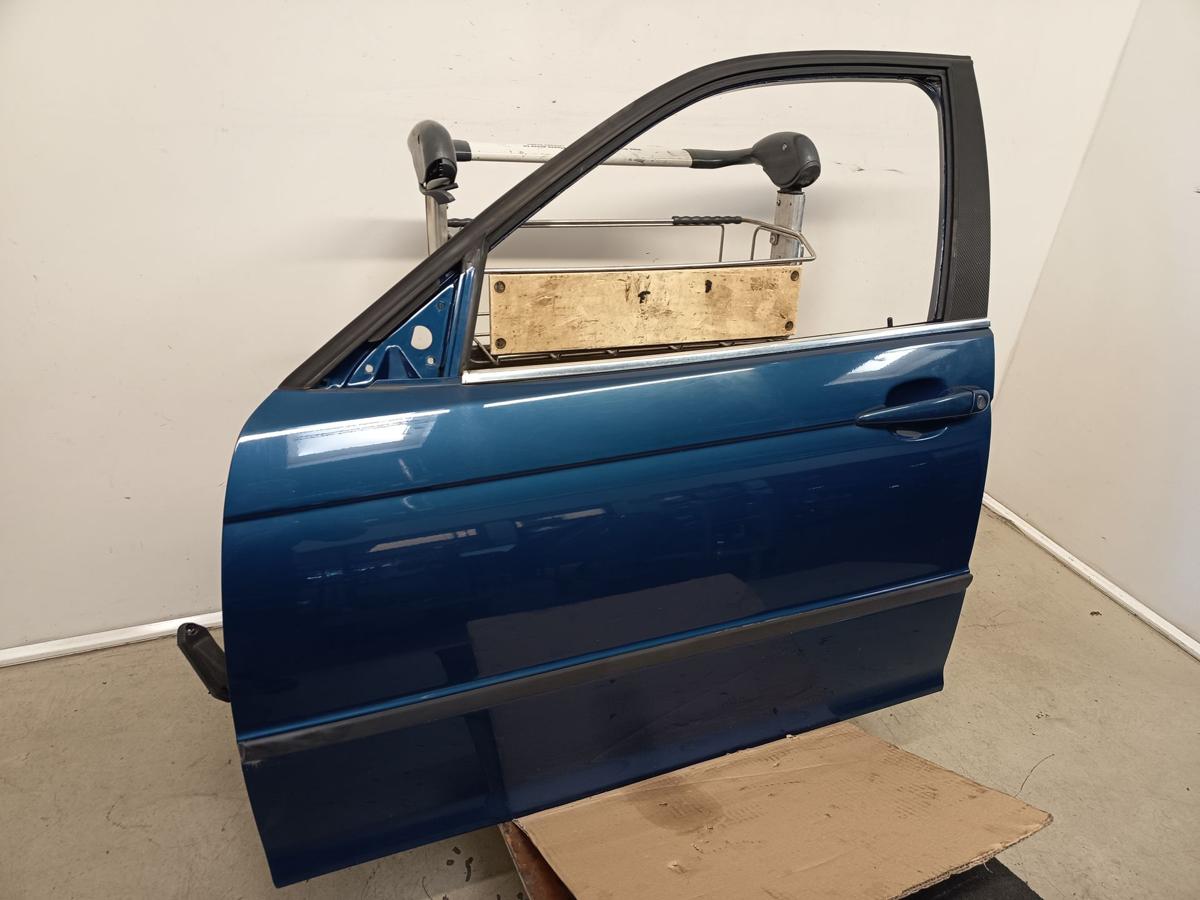 BMW E46 original T&uuml;r vorne links 364 Topasblau Baujahr 2002