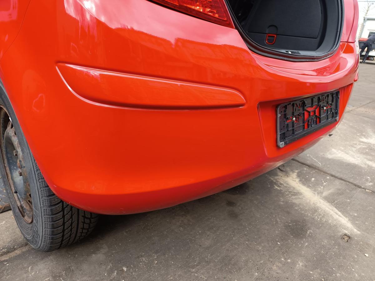 Opel Corsa D original Sto&szlig;stange hinten Z547 Magmarot 3 T&uuml;rer Baujahr 2009