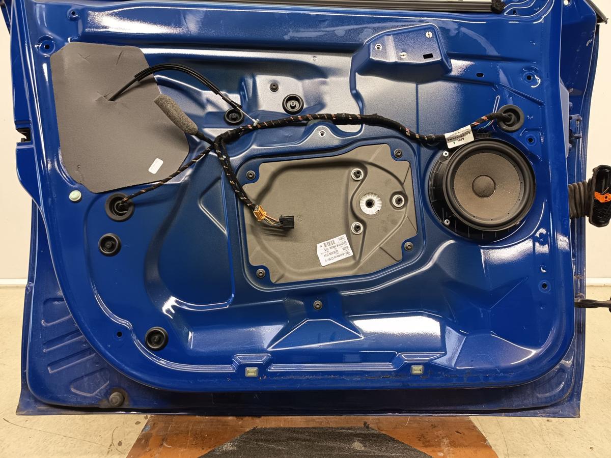 Skoda Fabia 5J original T&uuml;r vorne links LF5K Dynamikblau Baujahr 2009