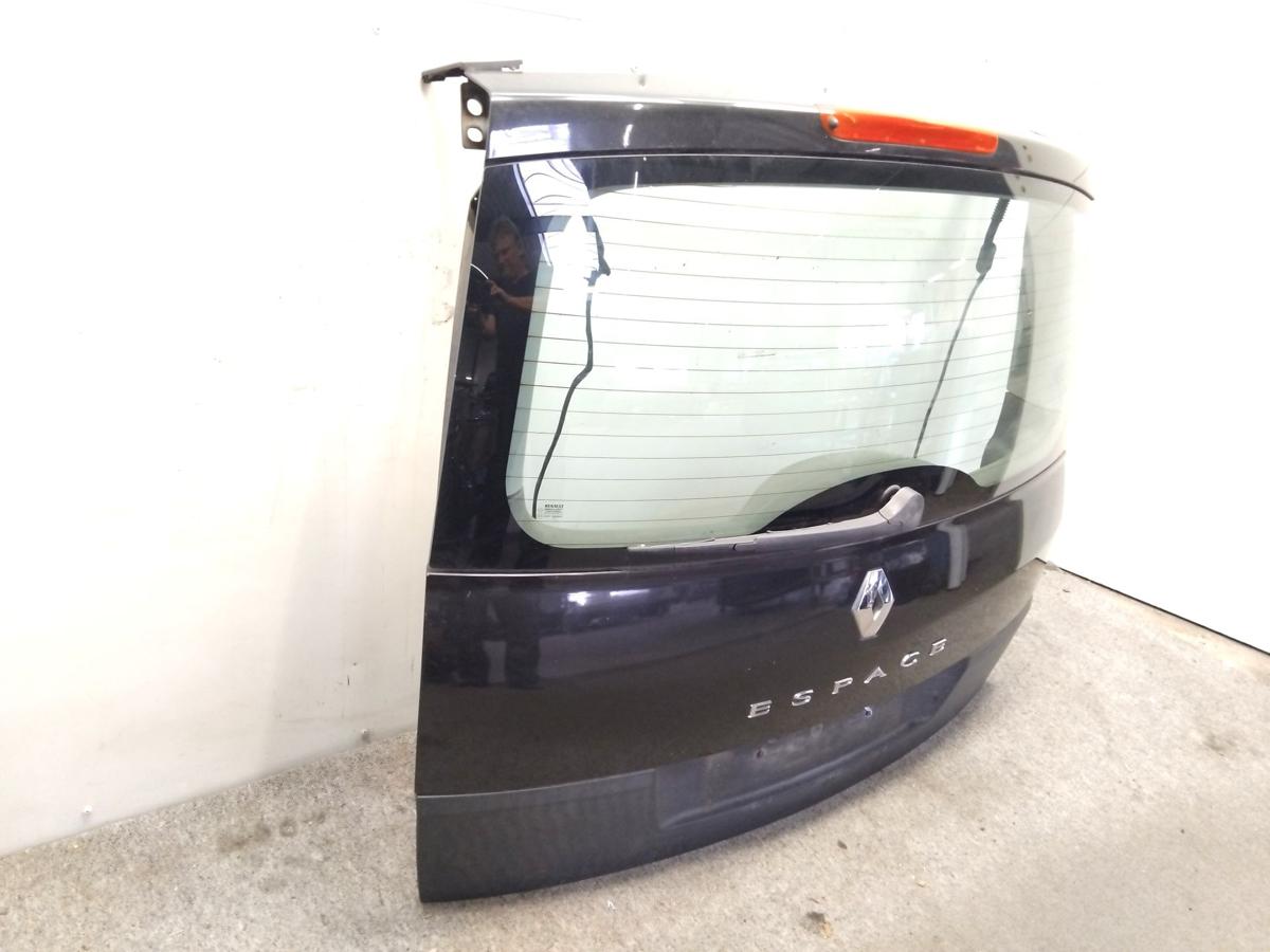 Renault Espace 4 JK Heckklappe schwarzmetallic NV676 mit Heckscheibe Bj.2003