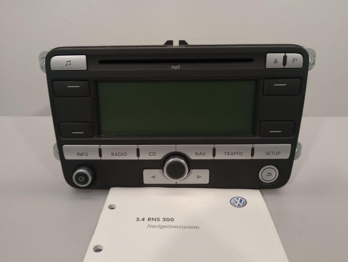 VW Golf V 5 orig Navi Radio RNS 300 mit Code