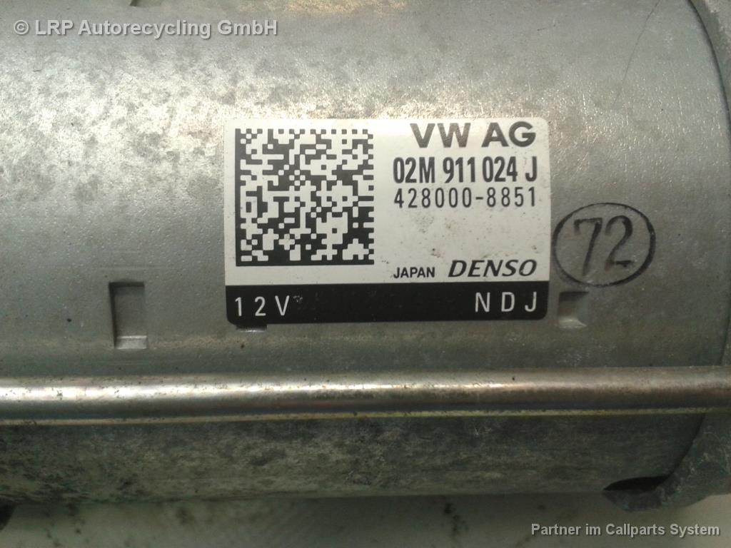 VW Golf VII AU BJ2013 original Anlasser Starter 4280008852 DENSO