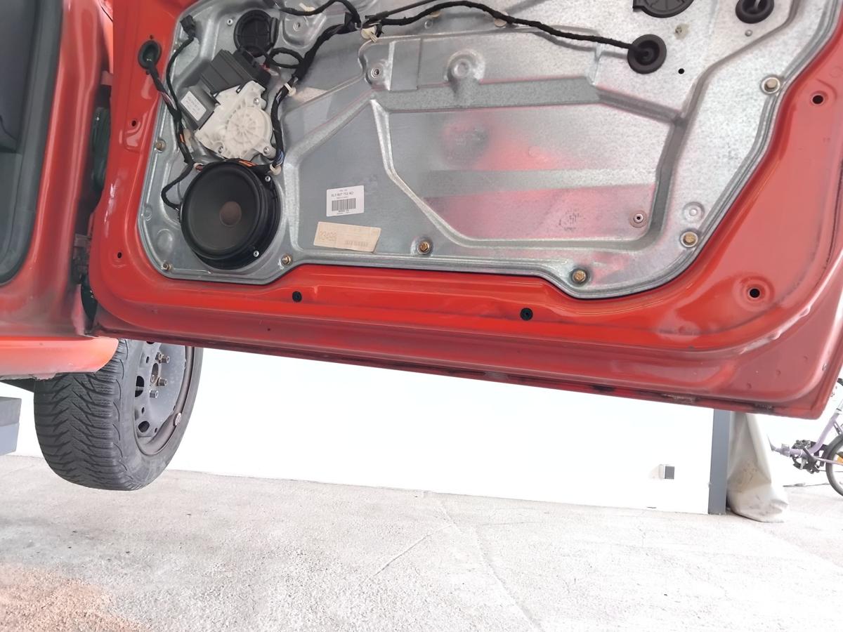 Seat Ibiza III 6L Tür vorn rechts Beifahrertür 3-türig flashrot LP3G BJ2002