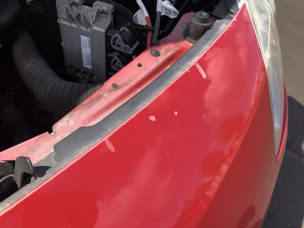 Renault Twingo II original Stoßstange Fänger vorn/Front 727 Spanischrot Bj 2009