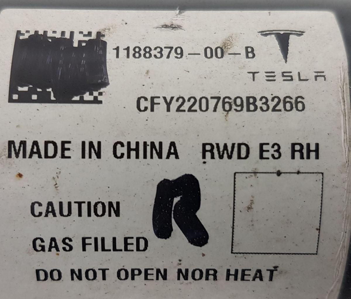 Tesla Model Y Federbein vorn rechts Bj2022 1188379-00-B Heckantrieb RWD