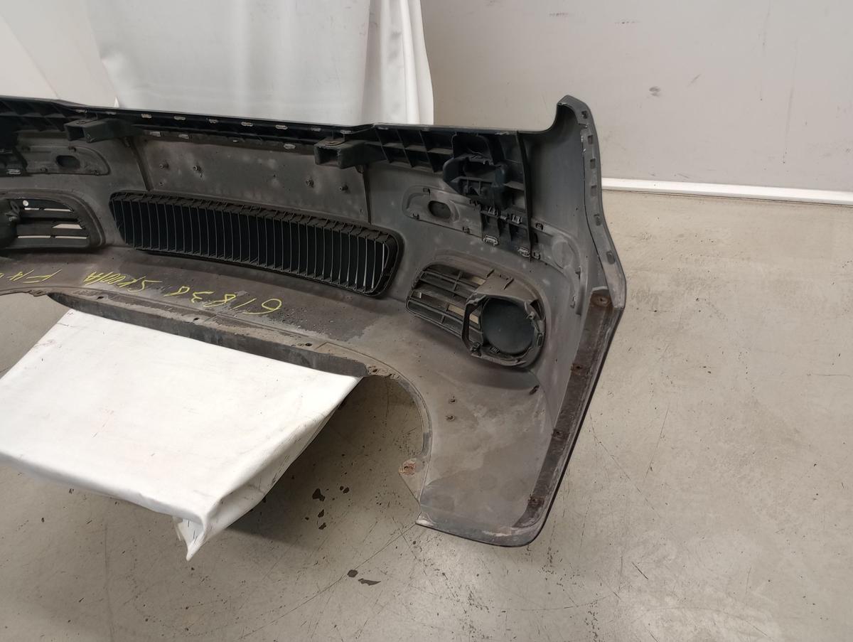 Skoda Fabia 6Y Bj 05 orig Stoßstange vorn Stoßfänger Schwarz Facelift ab 2004