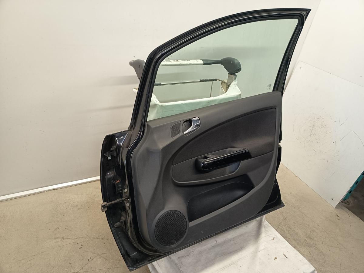 Opel Corsa-D original Tür rechts vorn Z20R-Saphirschwarz ohne Spiegel EZ2009