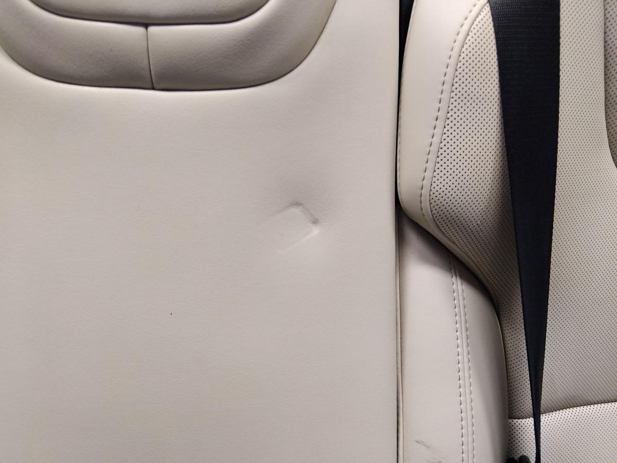 Tesla Model S 2.Facelift Rücksitzlehne links Leder cream beheizt Bj.2023