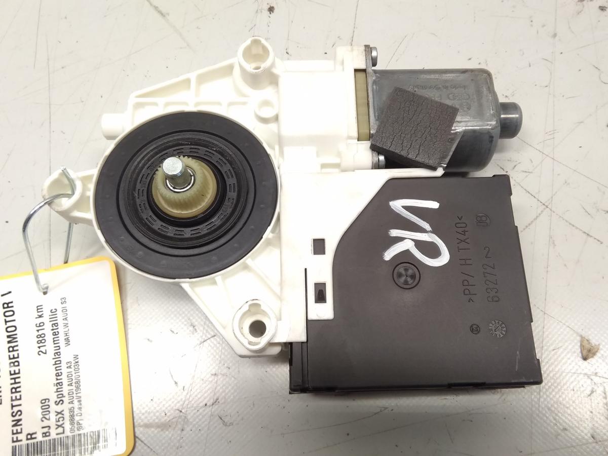 Audi A3 8P original Fensterhebermotor vorn rechts mit T&uuml;rsteuerger&auml;t BJ2009
