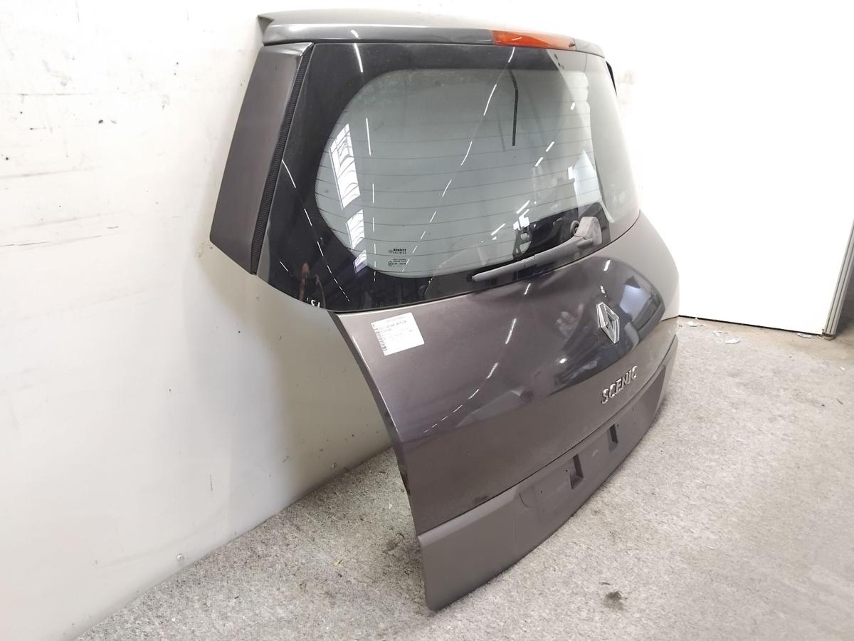 Renault Grand Scenic 2 JM Heckklappe B66 Graphitschwarz mit Heckscheibe BJ2006