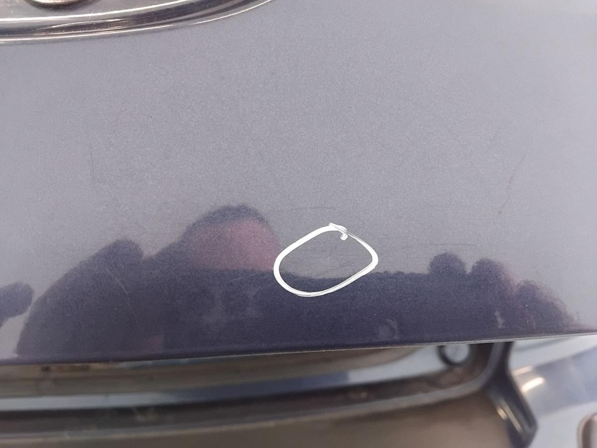 Kia Carens II Heckklappe 1C Imperial Blue Metallic mit Heckscheibe BJ2002 Mangel