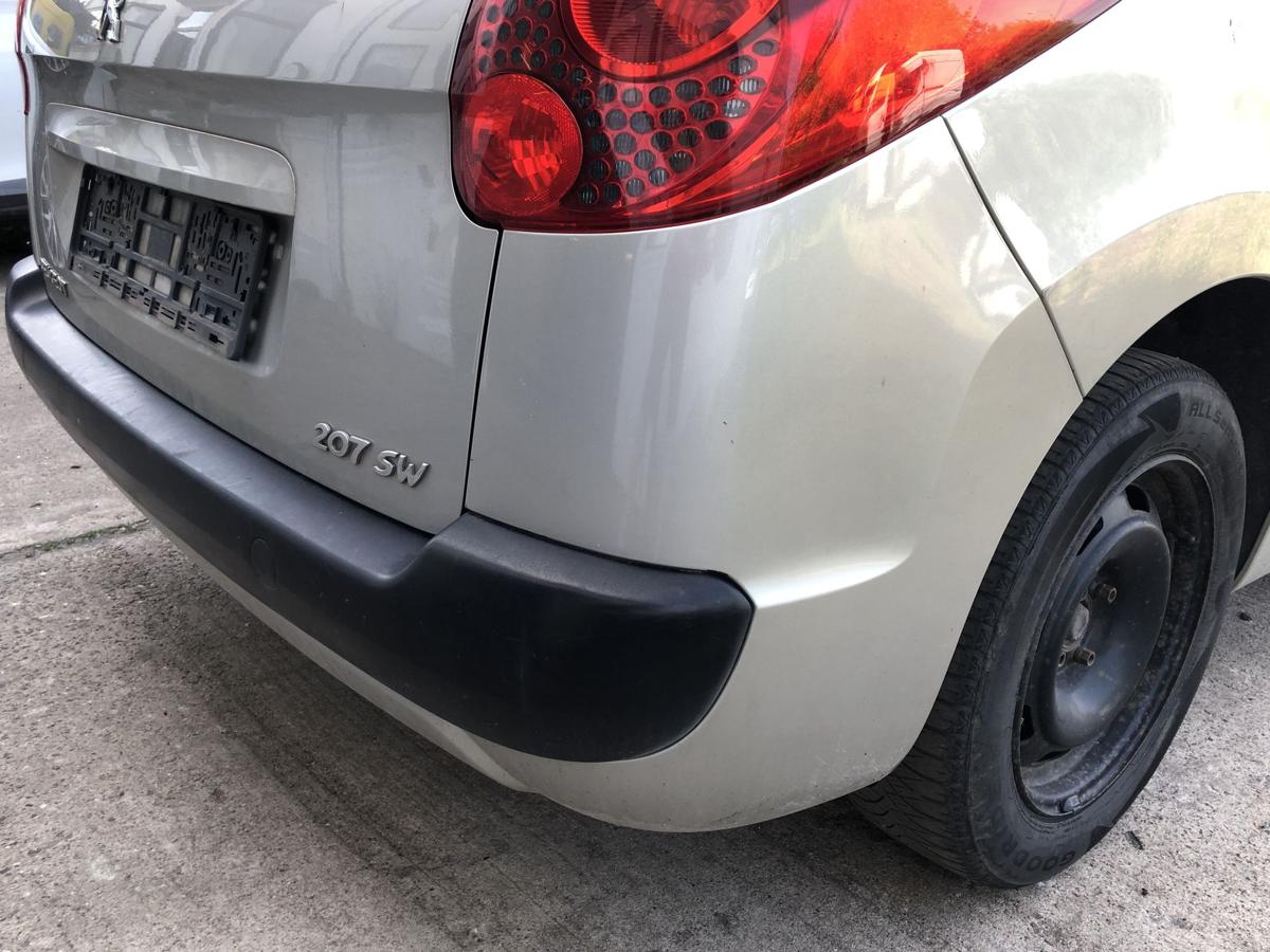 Peugeot 207 SW Typ WE Sto&szlig;f&auml;nger hinten Hecksch&uuml;rze Kombi ETS Gris Cendre Met