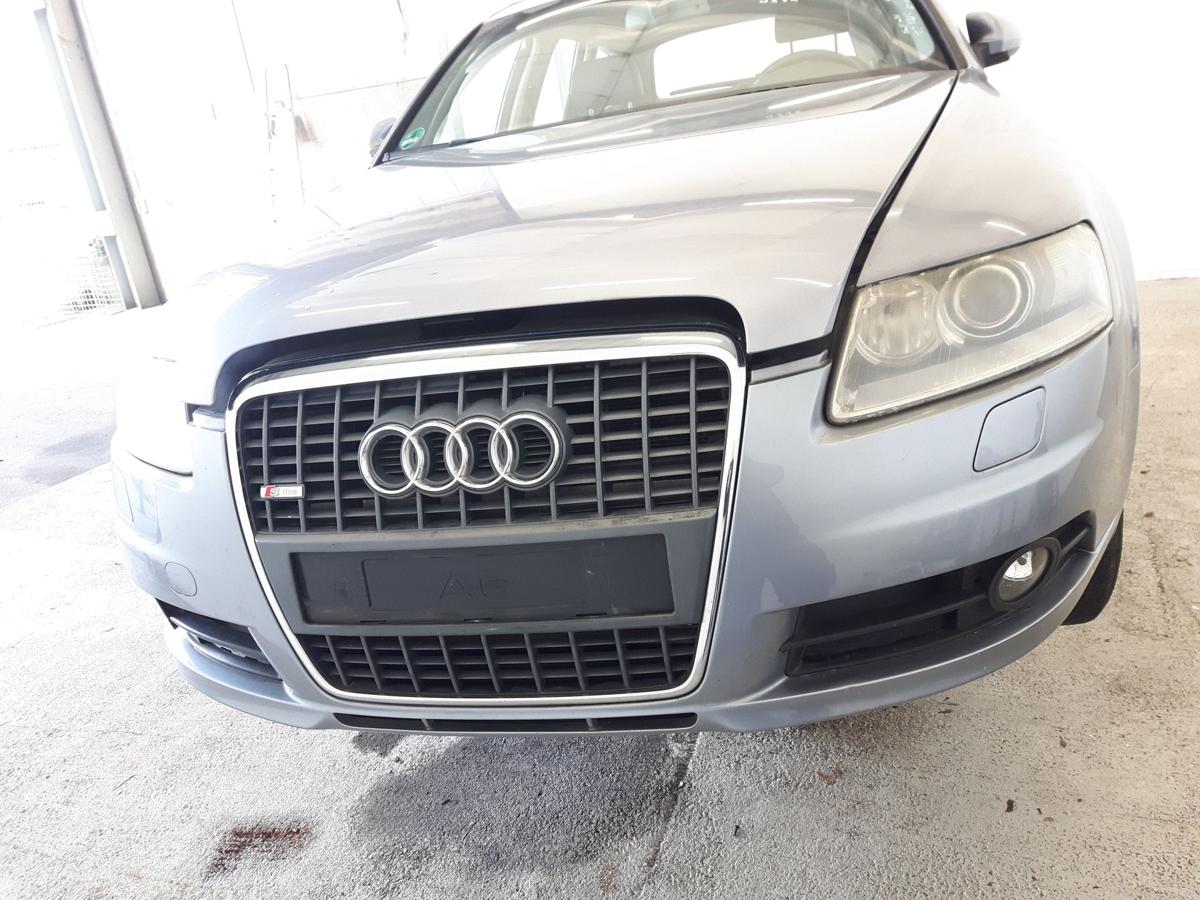 Audi A6 4F original Stossfänger vorn mit Grill akoyasilber LY7H mit SRA BJ2005