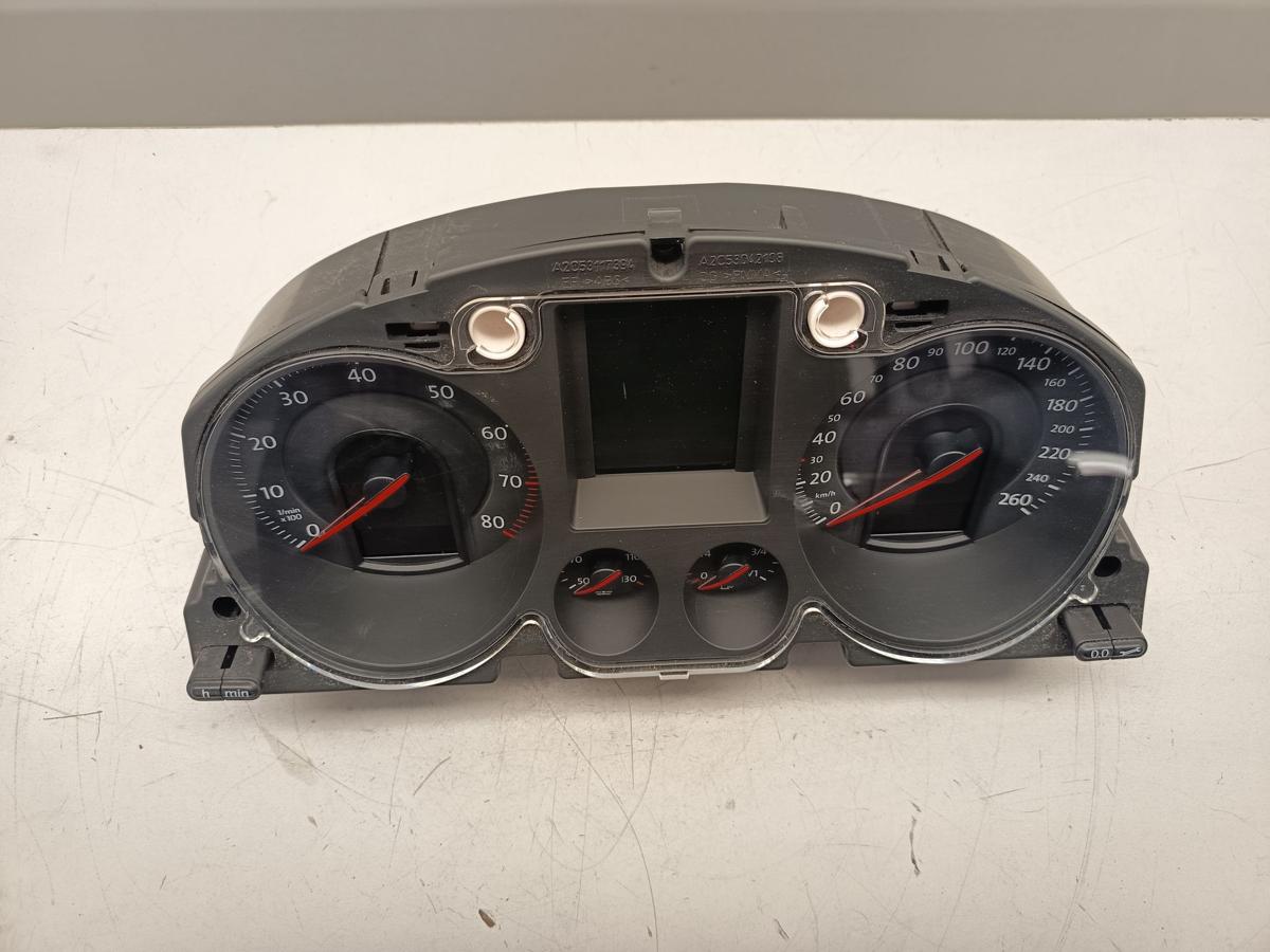 VW Passat 3C original Kombiinstrument Tacho 1.6 75kW Benzin Bj 2006